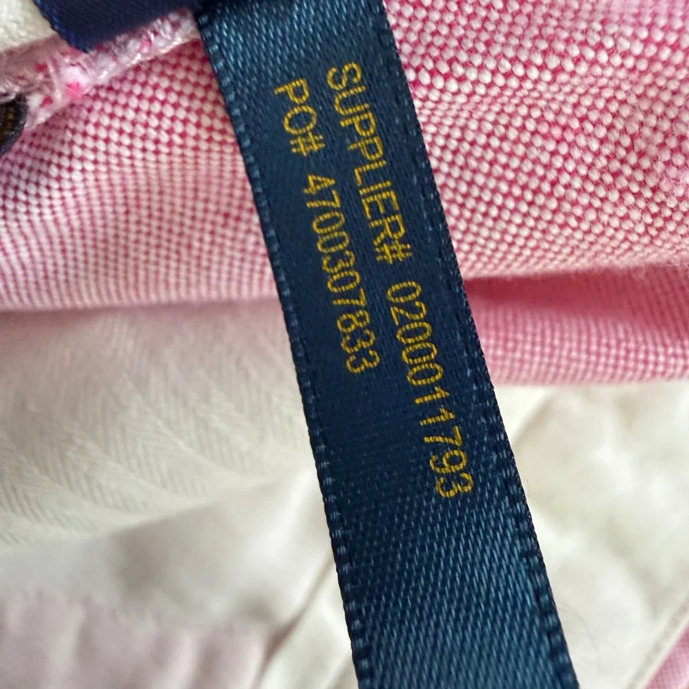 Polo Ralph Lauren Mens 35 Pink Oxford Cloth Chino‎ Shorts Preppy Old Money